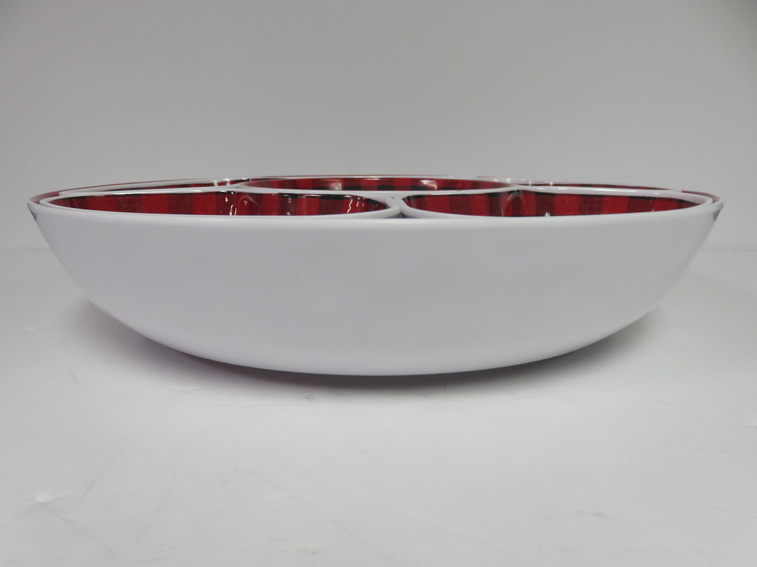 Christmas Plaid Lazy Susan