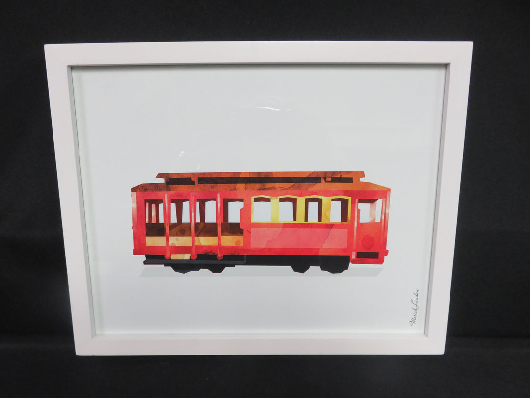 San Francisco Red Cable Car Print