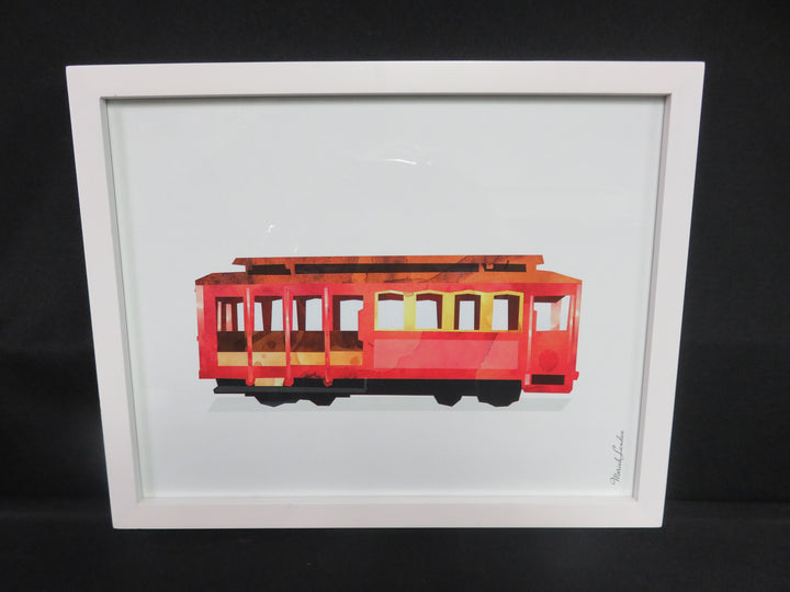 San Francisco Red Cable Car Print