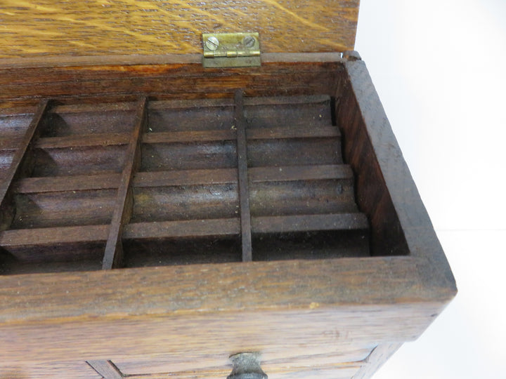Oak Watchmaker's Cabinet