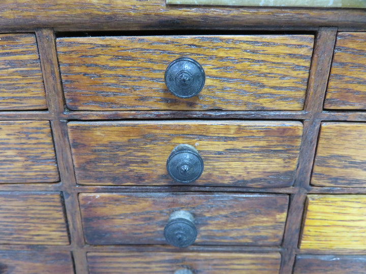 Oak Watchmaker's Cabinet