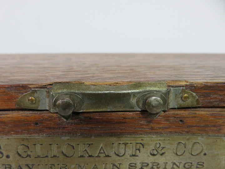 Oak Watchmaker's Cabinet