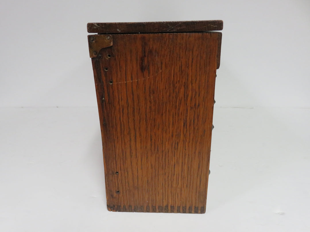 Oak Watchmaker's Cabinet