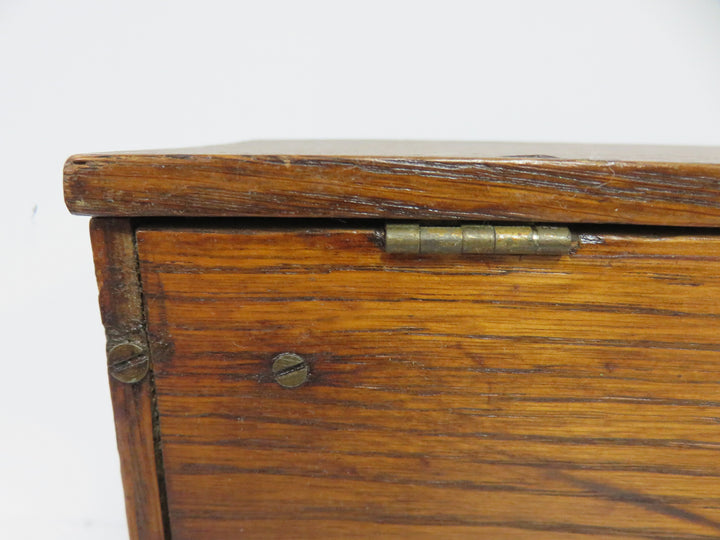 Oak Watchmaker's Cabinet