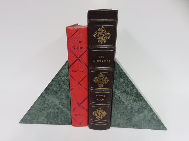 Variegated Marble Bookends