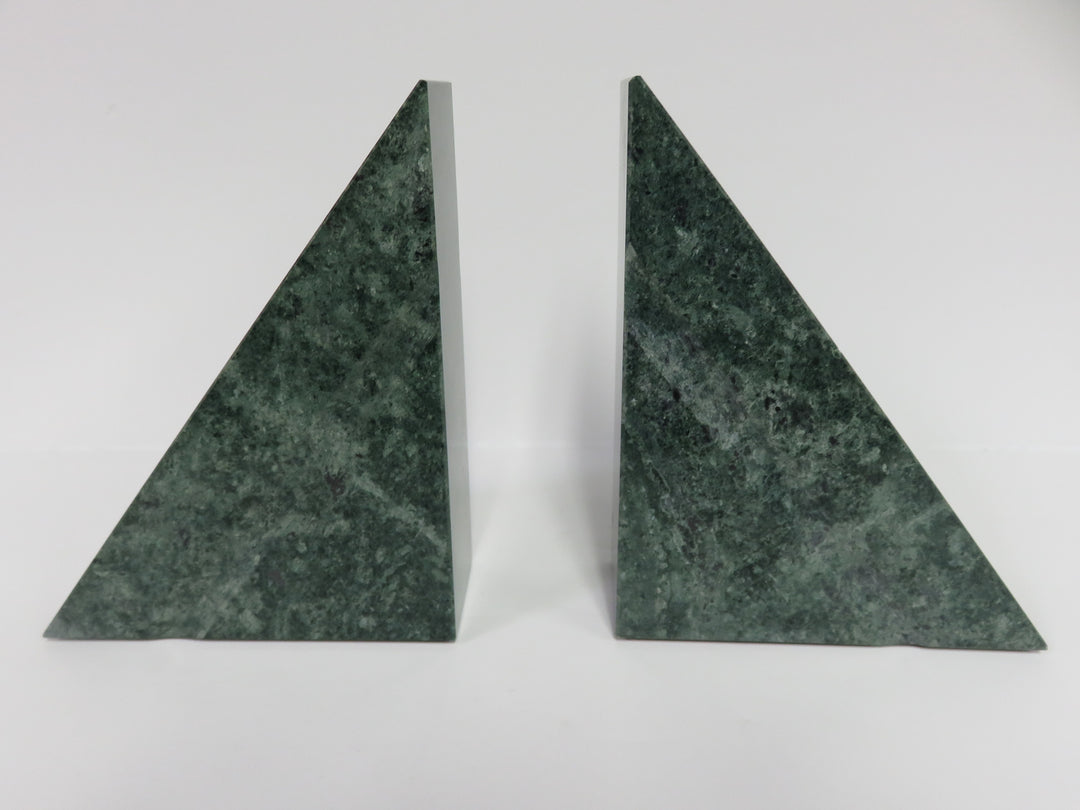Variegated Marble Bookends