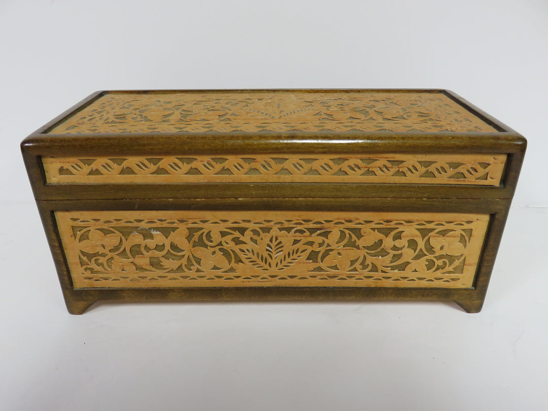 Two Handcrafted Keepsake Boxes