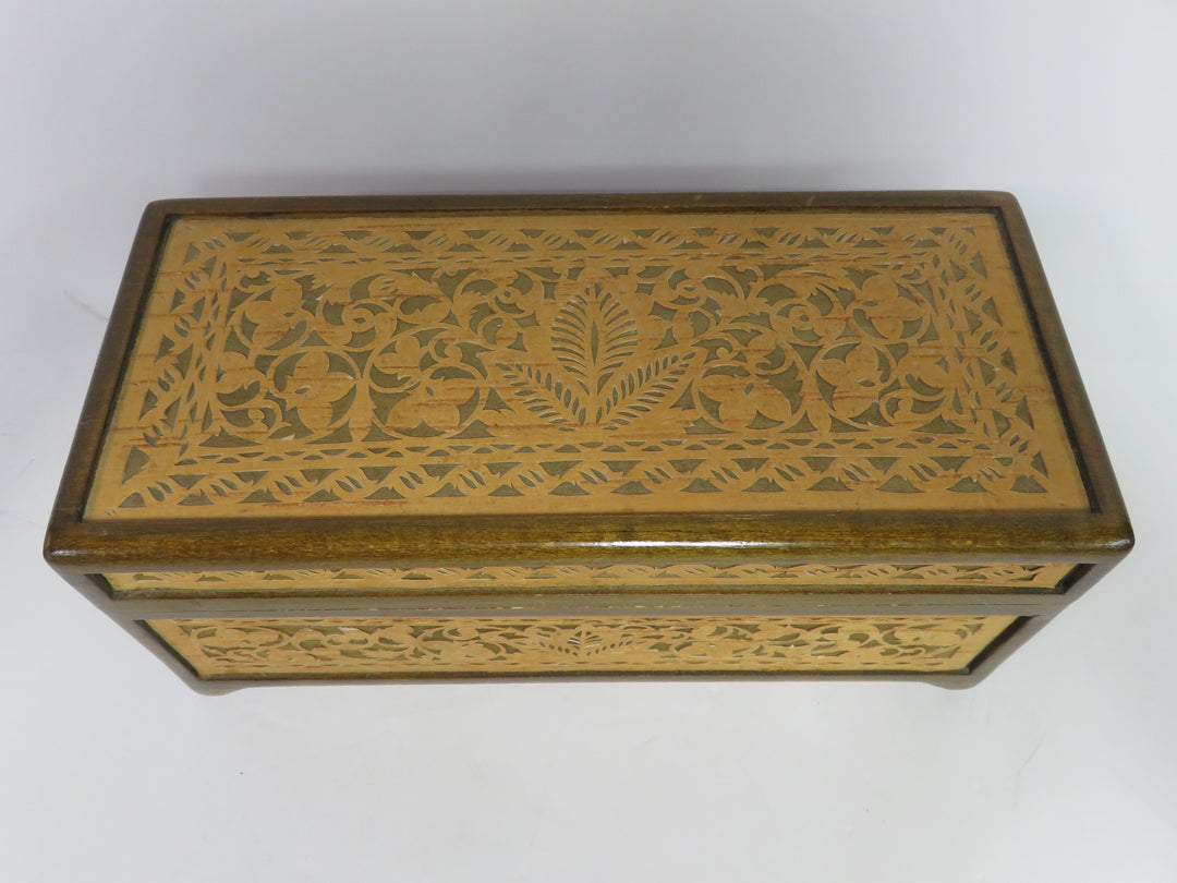 Two Handcrafted Keepsake Boxes