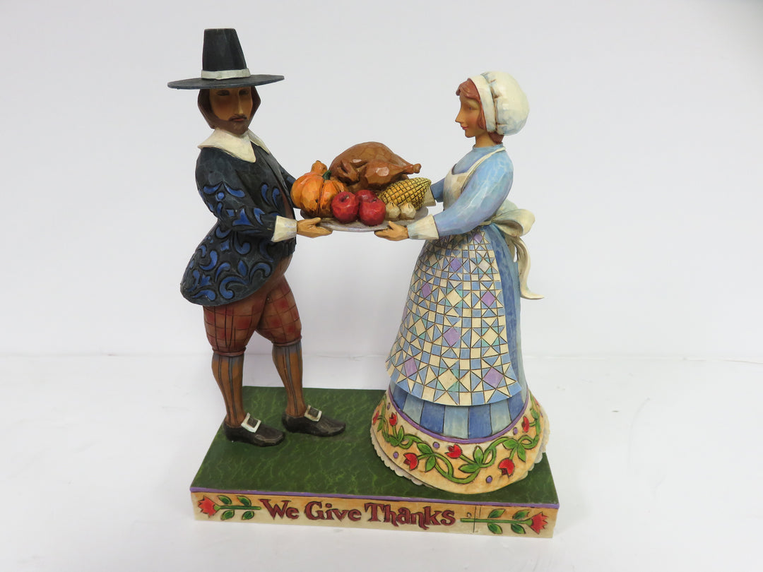 Jim Shore Folk Art Thanksgiving Figurine