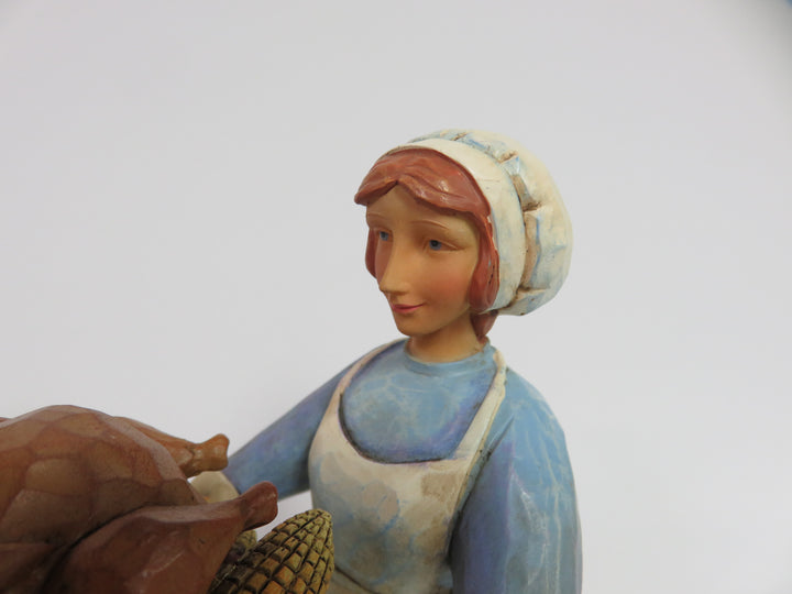 Jim Shore Folk Art Thanksgiving Figurine
