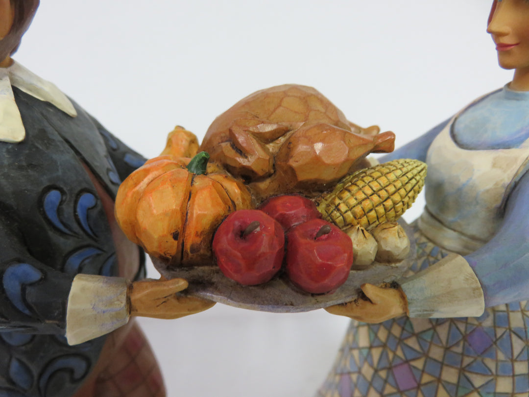 Jim Shore Folk Art Thanksgiving Figurine
