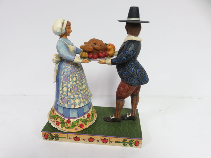 Jim Shore Folk Art Thanksgiving Figurine