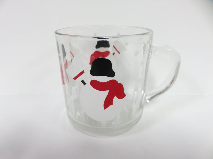 Crate & Barrel Snowman Mugs