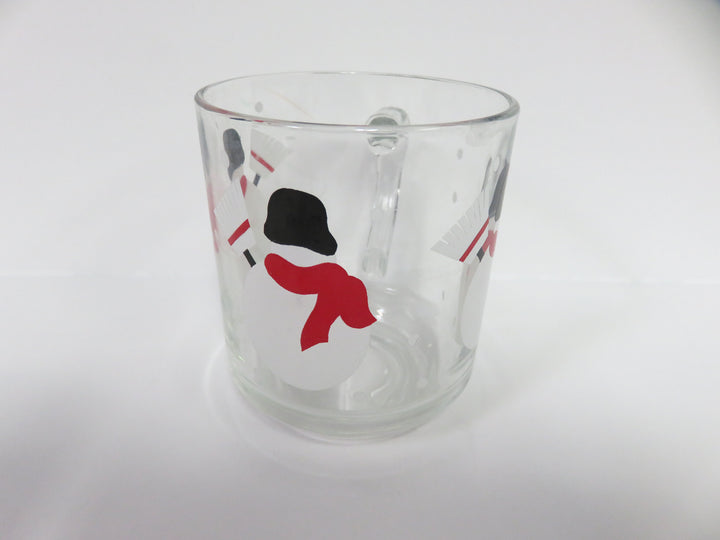 Crate & Barrel Snowman Mugs