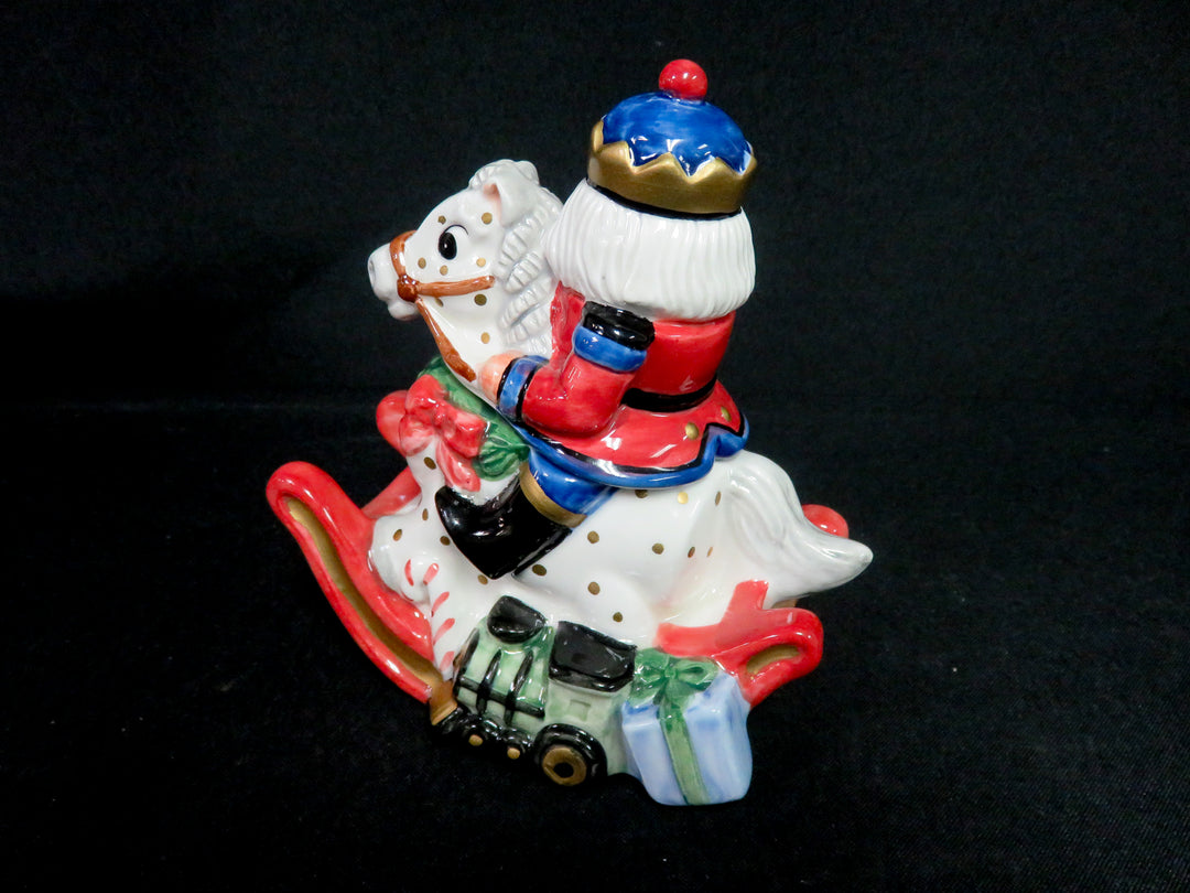 Fitz & Floyd Nutcrakcer Sugar Bowl