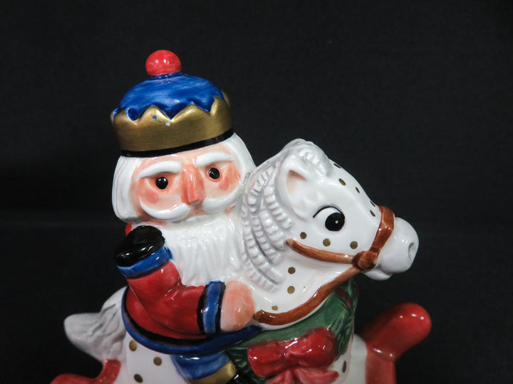 Fitz & Floyd Nutcrakcer Sugar Bowl