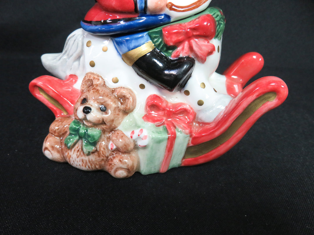 Fitz & Floyd Nutcrakcer Sugar Bowl