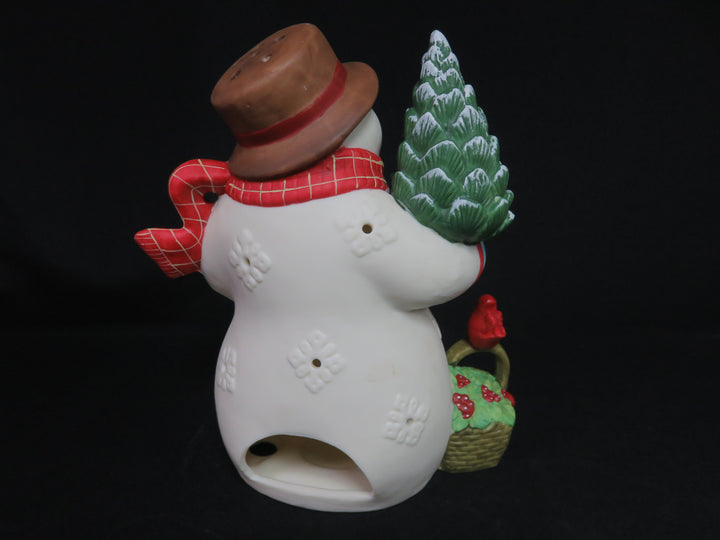 Snowman Tea Light Holder