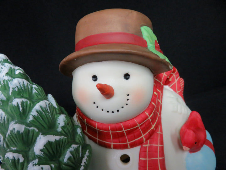 Snowman Tea Light Holder