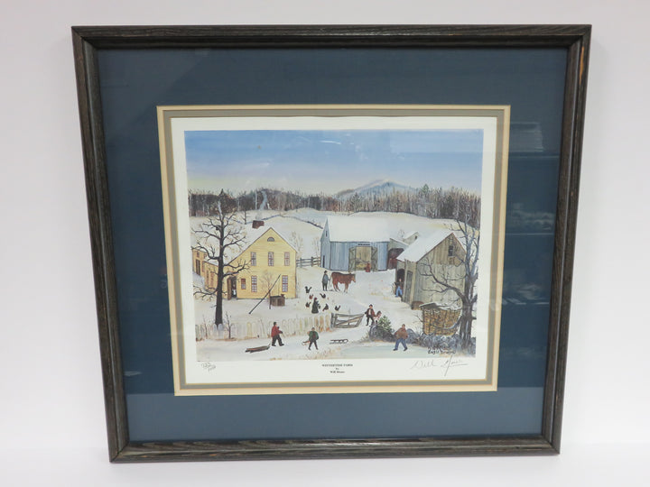 Will Moses Wintertime Farm Print