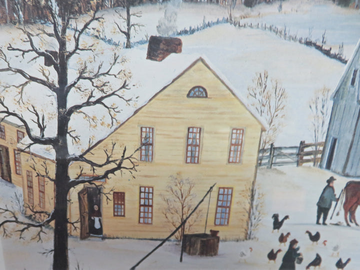 Will Moses Wintertime Farm Print