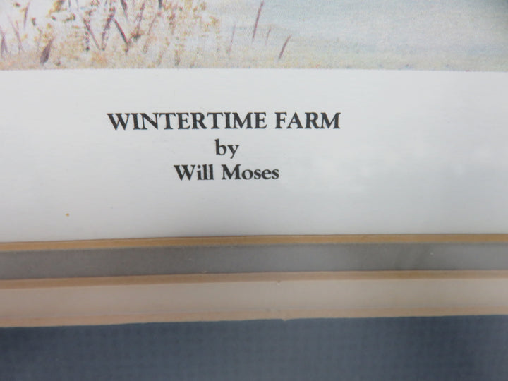 Will Moses Wintertime Farm Print