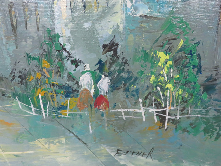 Vintage Original French Street Scene
