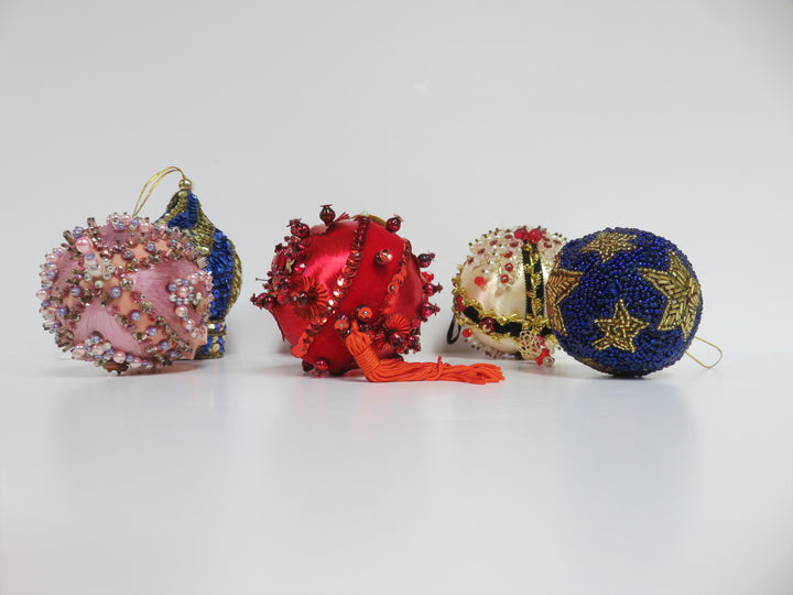 Hand Made Push Pin Christmas Ornaments