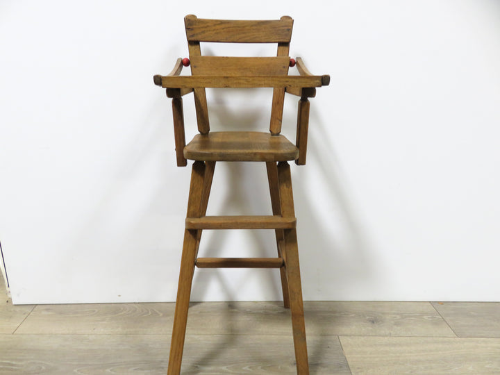 Wooden Doll High Chair