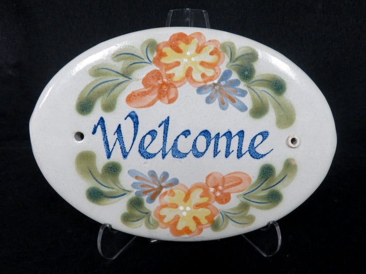 Welcome Oval Plaque