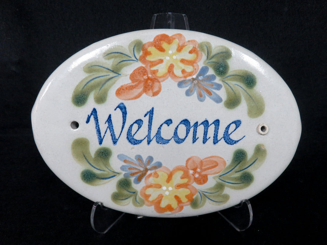 Welcome Oval Plaque