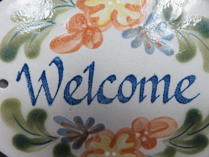 Welcome Oval Plaque