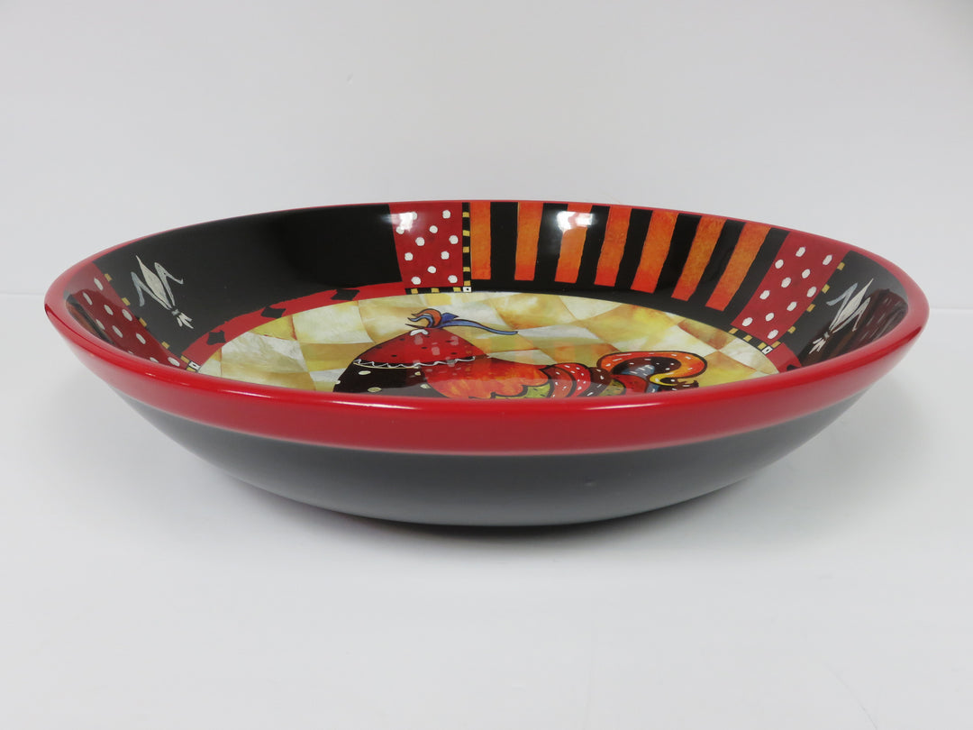 Rooster Serving Bowl