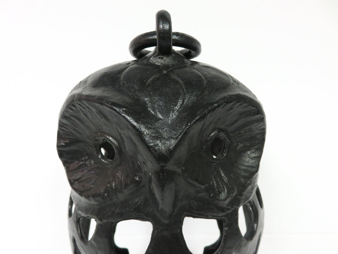 Large Metal Owl Lantern