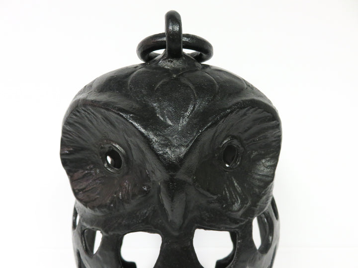 Large Metal Owl Lantern