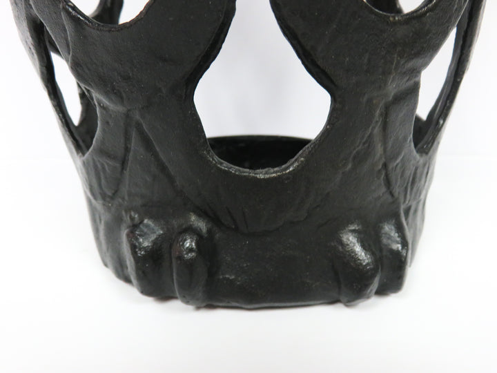 Large Metal Owl Lantern