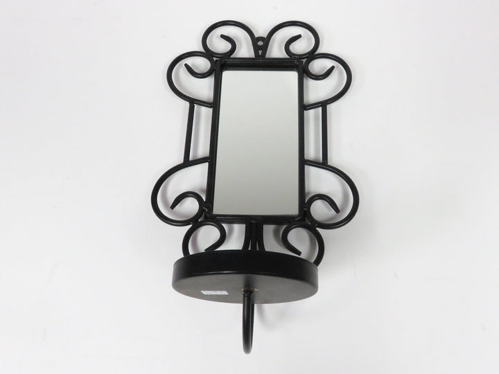 Mirrored Metal Wall Mounted Candleholder