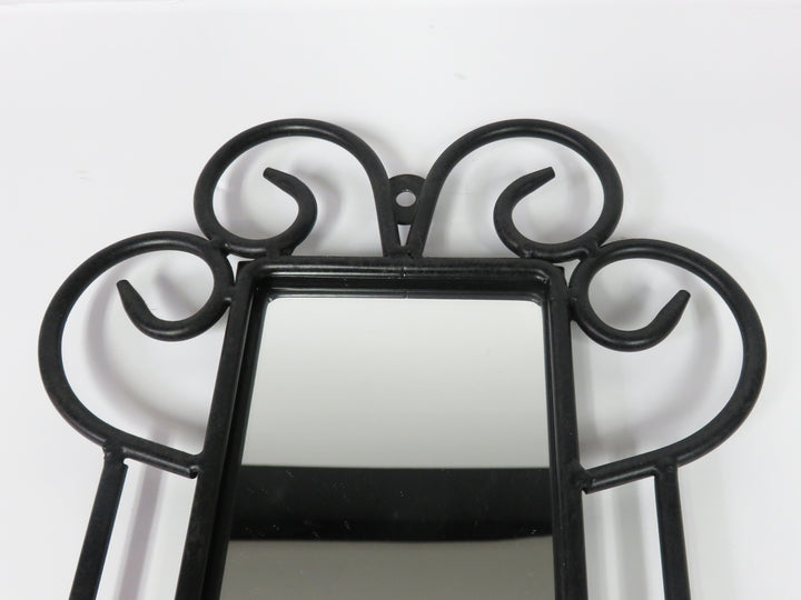 Mirrored Metal Wall Mounted Candleholder