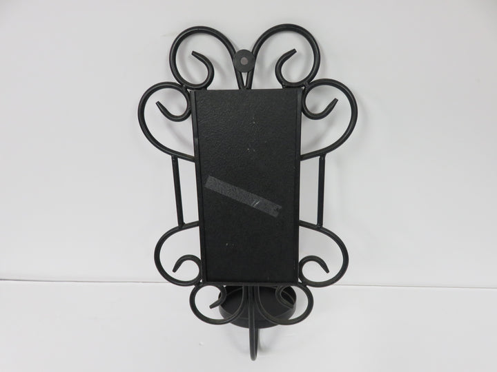 Mirrored Metal Wall Mounted Candleholder