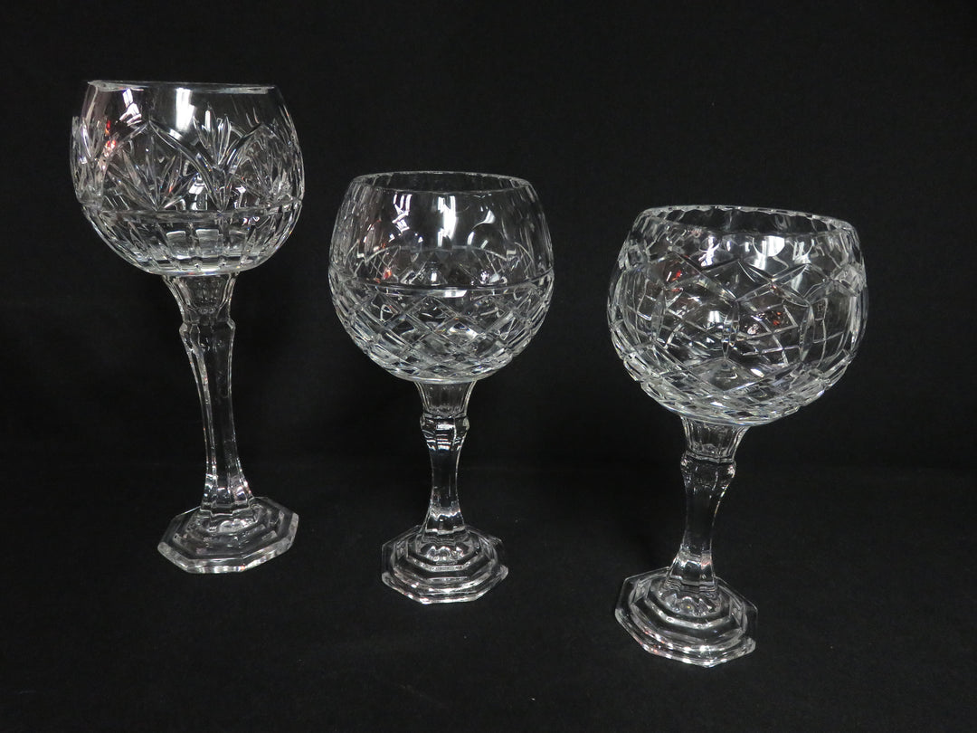 Crystal Goblet Candleholders