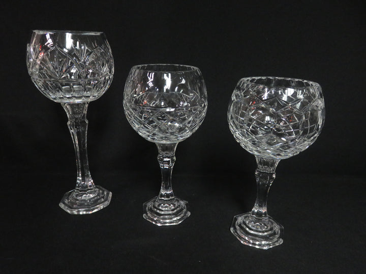 Crystal Goblet Candleholders