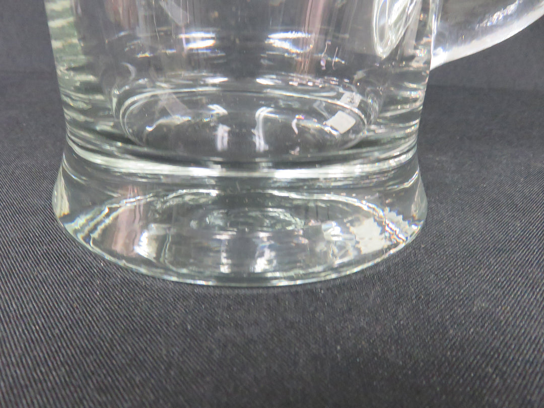Cylindrical Glass Pitcher