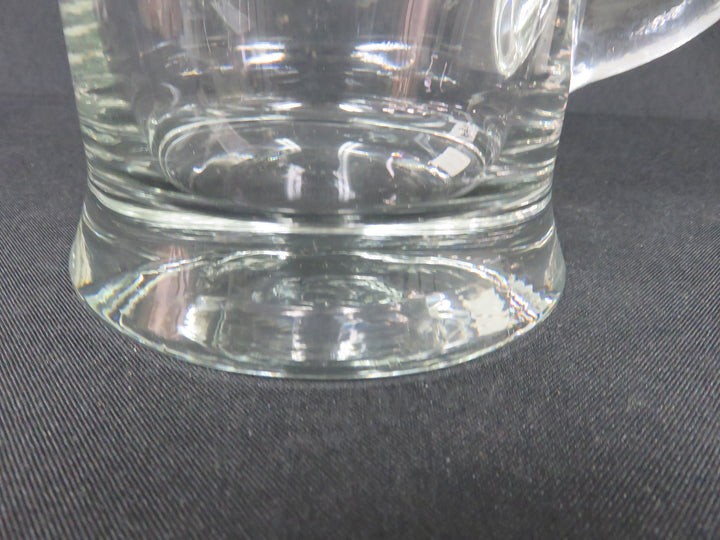 Cylindrical Glass Pitcher