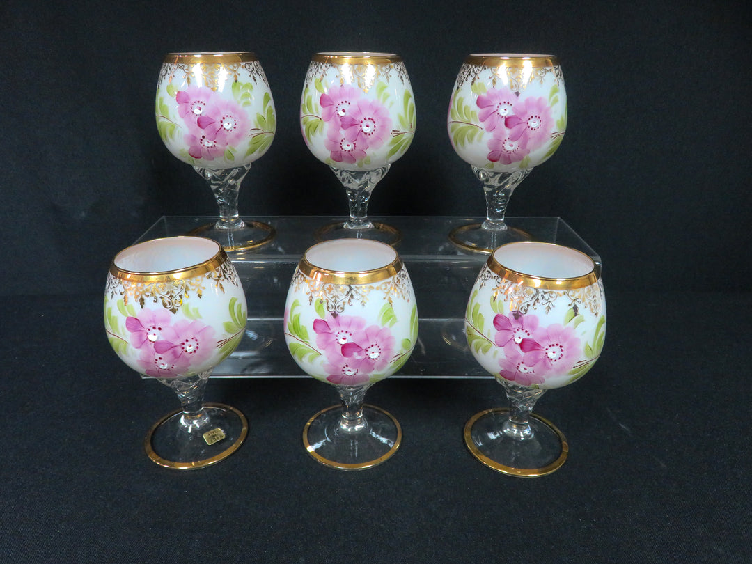 Italian Hand Painted Goblets