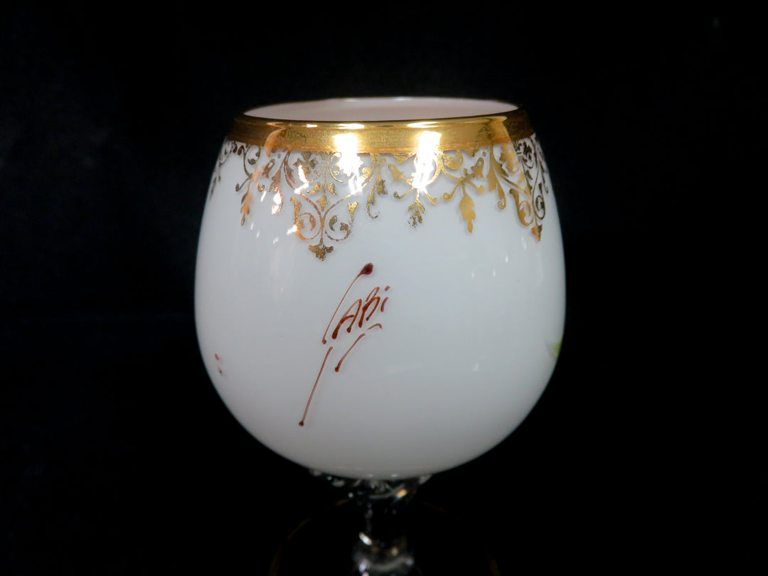 Italian Hand Painted Goblets