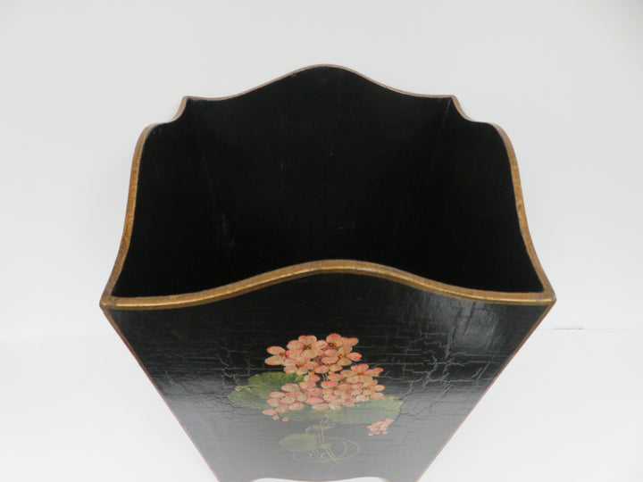 Wood Wastebasket