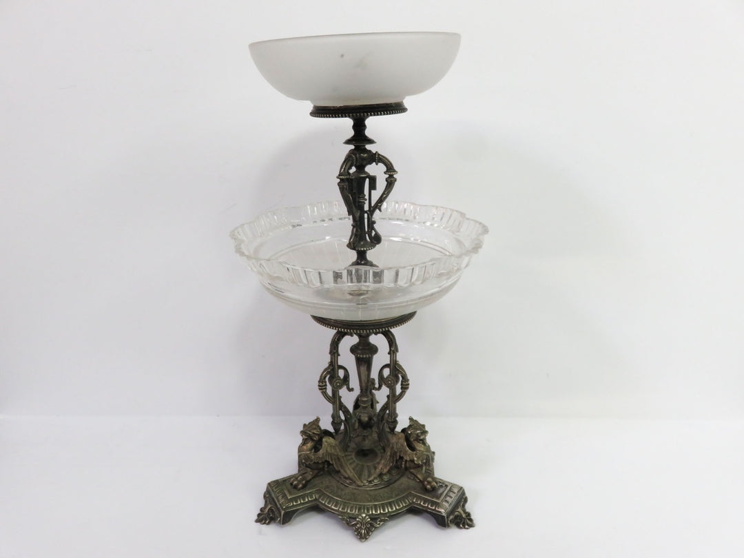 Antique Two Tiered Epergne