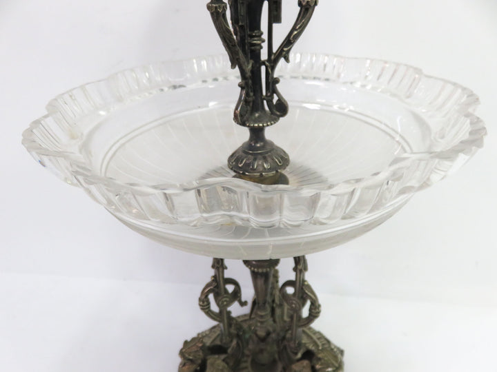 Antique Two Tiered Epergne