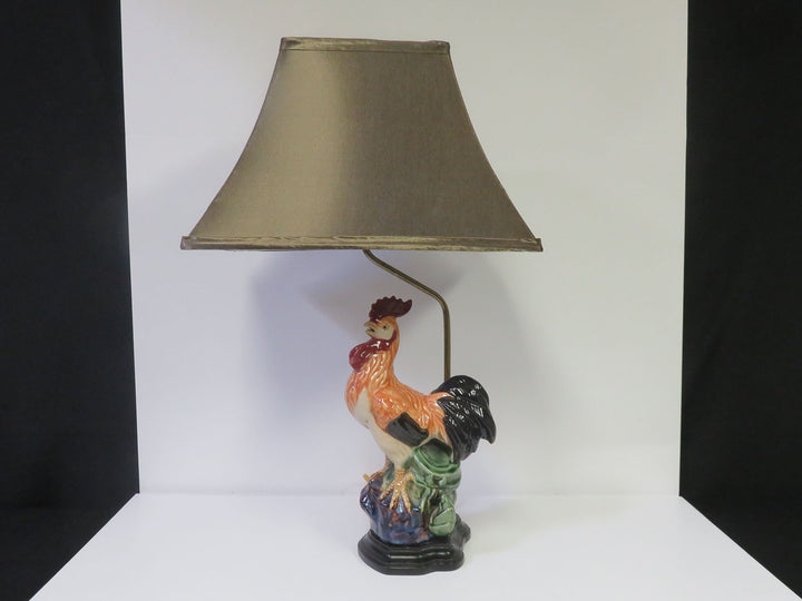 Colorful Rooster Table Lamp