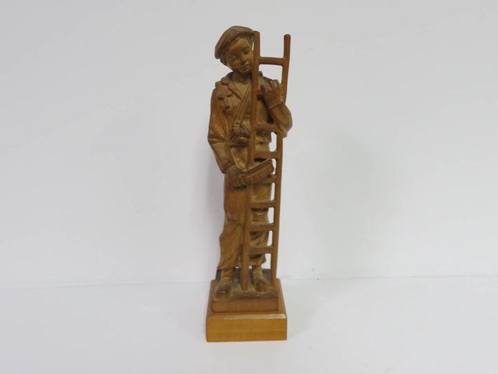 Chimney Sweep Wood Carving
